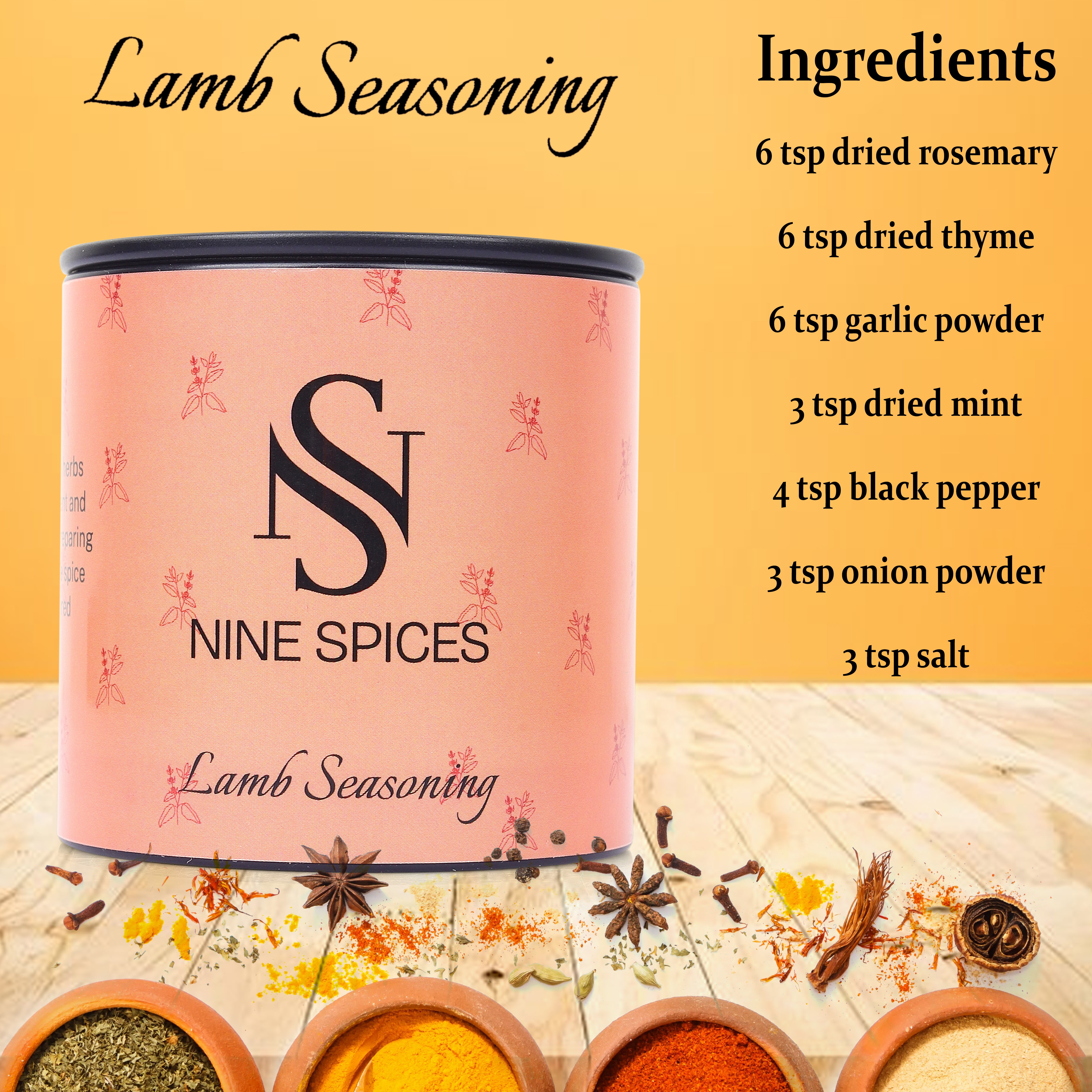 Nine Spices' Signature Lamb Seasoning Blend